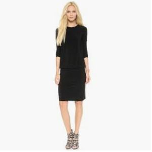 Norma Kamali Kamali Kulture Black Baby Doll Dress